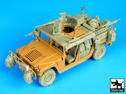 ブラックドッグ T35076 1/35 現用アメリカ スペシャルフォース仕様ハンヴィー 改造セット