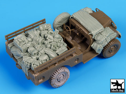 ブラックドッグ T35100 1/35 アメリカ ダッジ 空挺隊 降下後 アクセサリーセット(AFVクラブ)