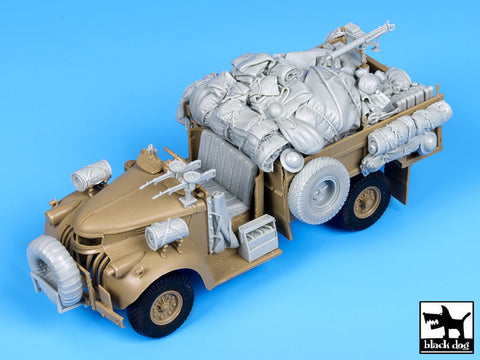 ブラックドッグ T35109 1/35 イギリス SASデザートシボレー 北アフリカ 1942年 改造セットNo.2