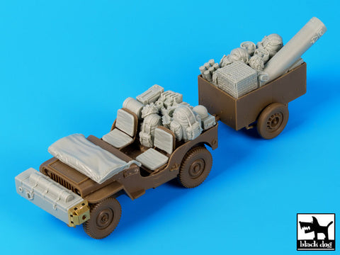 ブラックドッグ T35111 1/35 イギリス ジープ 空挺隊 降下後 アクセサリーセット(ブロンコ)