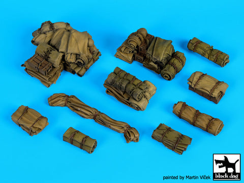 ブラックドッグ T35141 1/35 汎用テント・毛布セット No.1