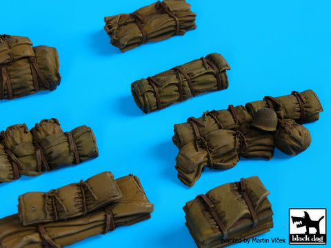 ブラックドッグ T35142 1/35 汎用テント・毛布セット No.2