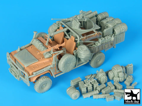 ブラックドッグ T35181 1/35 オーストラリア ランドローバー 特殊部隊 ビッグ セット(ホビーボス)