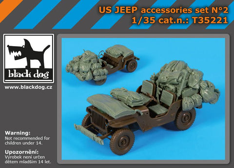 ブラックドッグ T35221 1/35 アメリカ ジープ アクセサリーセット