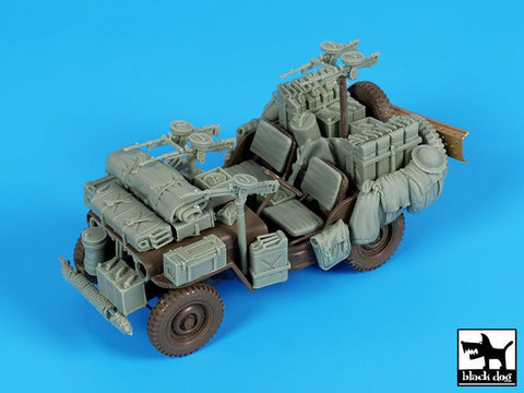 ブラックドッグ T35224 1/35 イギリス SAS ジープ アフリカ アクセサリーセット (タミヤ用)