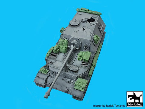 ブラックドッグ T35227 1/35 ドイツ軍 エレファント戦車 Sd.Kfz 184 アクセサリーセット (イタレリ用)