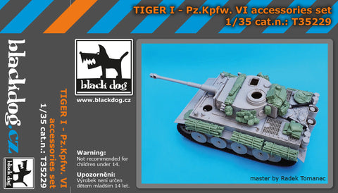 ブラックドッグ T35229 1/35 タイガーI アクセサリーセット(アカデミー用)