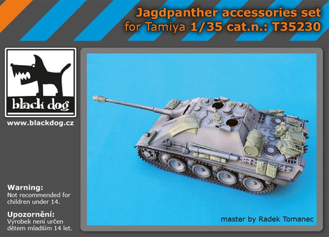 ブラックドッグ T35230 1/35 ヤークトパンサー アクセサリーセット(タミヤ用)