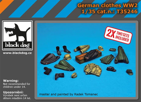 ブラックドッグ T35246 1/35 ドイツ 軍装セット WW II (汎用)