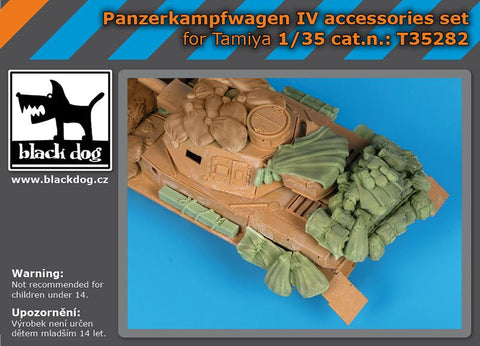 ブラックドッグ T35282 1/35 IV号戦車 アクセサリーセット (タミヤ用)