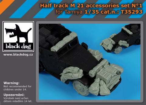 ブラックドッグ T35293 1/35 M21 ハーフトラック アクセサリーセット No.1 (タミヤ用)