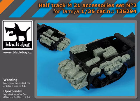 ブラックドッグ T35294 1/35 M21 ハーフトラック アクセサリーセット No.2 (タミヤ用)