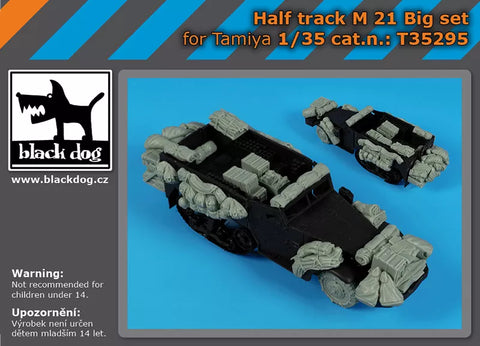 ブラックドッグ T35295 1/35 M21 ハーフトラック ビッグセット (タミヤ用)