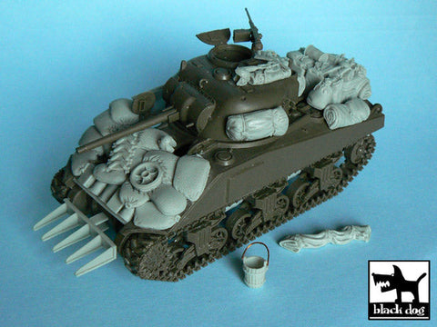 ブラックドッグ T48003 1/48 アメリカ M4シャーマン戦車 アクセサリーセット
