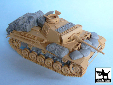 ブラックドッグ T48024 1/48 ドイツ III号戦車L型 アクセサリーセット