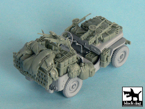 ブラックドッグ T48043 1/48 イギリス SASジープ 北アフリカ 1942年 アクセサリーセット