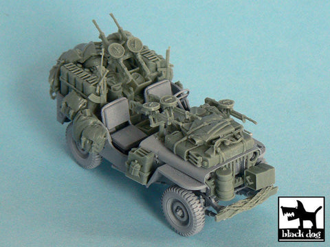 ブラックドッグ T48043 1/48 イギリス SASジープ 北アフリカ 1942年 アクセサリーセット
