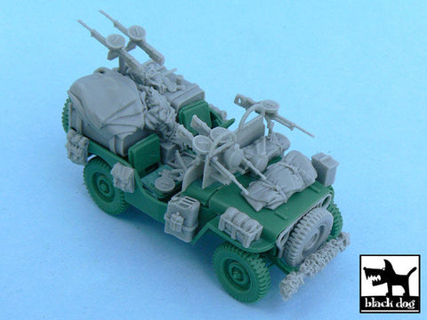 ブラックドッグ T48054 1/48 イギリス SASジープ ヨーロッパ 1944年 アクセサリーセット