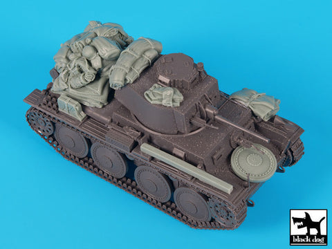 ブラックドッグ T48066 1/48 ドイツ軽戦車 38(t)E/F型 アクセサリーセット(タミヤ)