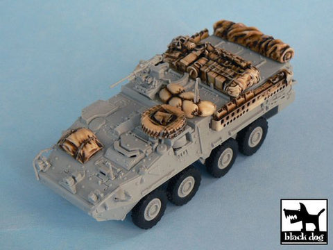 ブラックドッグ T72002 1/72 M1126 ストライカー イラク戦争 ( トランぺッター 07255用, 7 レジンパーツ)