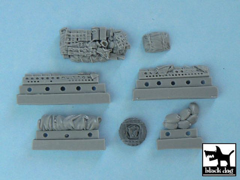 ブラックドッグ T72002 1/72 M1126 ストライカー イラク戦争 ( トランぺッター 07255用, 7 レジンパーツ)