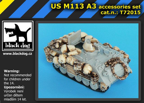 ブラックドッグ T72015 1/72 アメリカ M113 A3 ( トランぺッター用)