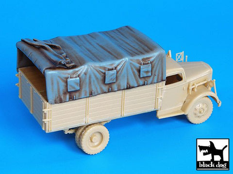 ブラックドッグ T72019 1/72 オペルブリッツ用キャンバス ( アカデミー用)
