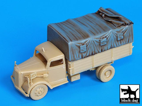 ブラックドッグ T72019 1/72 オペルブリッツ用キャンバス ( アカデミー用)