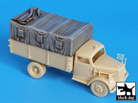 ブラックドッグ T72019 1/72 オペルブリッツ用キャンバス ( アカデミー用)
