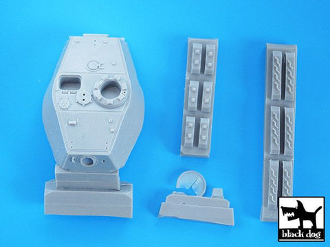 ブラックドッグ T72022 1/72 キングタイガー ターレット ( ドラゴン用)