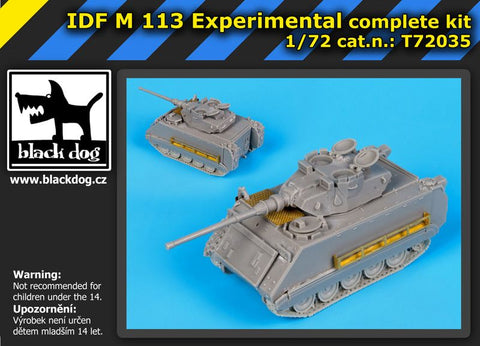 ブラックドッグ T72035 1/72 イスラエル国防軍 M113 試作車両 コンプリートキット