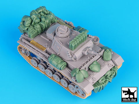 ブラックドッグ T72037 1/72 ドイツ軍 III号戦車N型 ドイツ・アフリカ軍団 アクセサリーセット ( ドラゴン用)