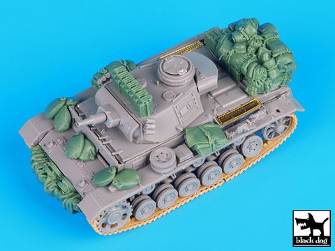 ブラックドッグ T72037 1/72 ドイツ軍 III号戦車N型 ドイツ・アフリカ軍団 アクセサリーセット ( ドラゴン用)