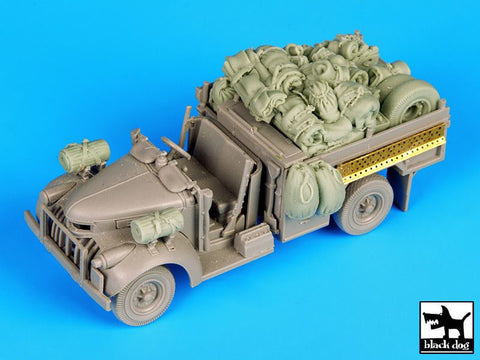ブラックドッグ T72039 1/72 ブリティッシュ シボレー 30CWT アクセサリーセット ( ドラゴン用)