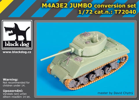 ブラックドッグ T72040 1/72 M4A3E2 ジャンボ コンバージョンセット ( ドラゴン用)