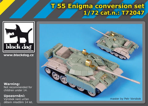 ブラックドッグ T72047 1/72 T-55 エニグマ コンバージョンセット ( トランぺッター用)