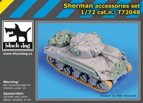 ブラックドッグ T72048 1/72 シャーマン アクセサリーセット ( ドラゴン用)