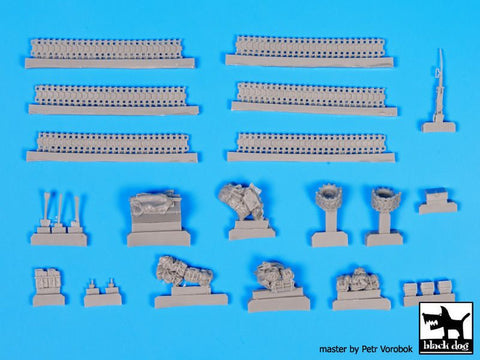 ブラックドッグ T72050 1/72 M24チャーフィー アクセサリーセット ( ハセガワ用)