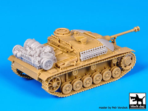 ブラックドッグ T72059 1/72 III号突撃砲 アクセサリーセット ( レベル用)