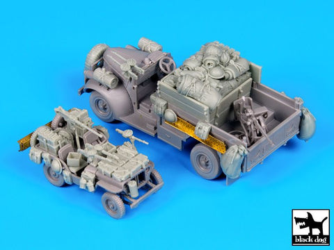 ブラックドッグ T72065 1/72 ブリティッシュ SAS ジープ - シボレー SAS ( ドラゴン用)