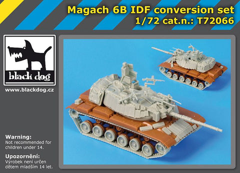 ブラックドッグ T72066 1/72 マガフ 6B イスラエル国防軍 コンバージョンセット ( レベル用)