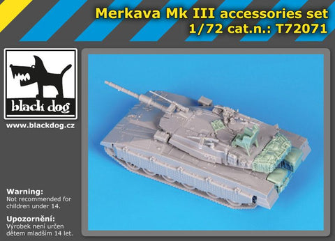 ブラックドッグ T72071 1/72 メルカバ Mk III アクセサリーセット ( トランぺッター用)