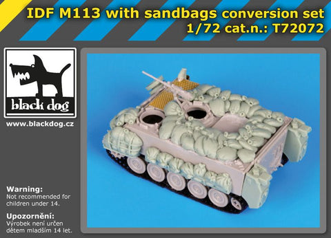 ブラックドッグ T72072 1/72 イスラエル国防軍 M113 & サンドバッグ コンバージョンセット ( トランぺッター用)