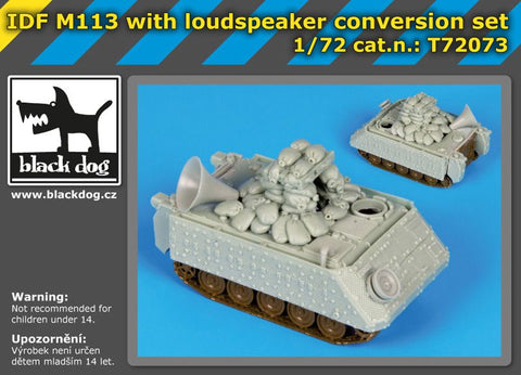 ブラックドッグ T72073 1/72 イスラエル国防軍 M113 ラウドスピーカー コンバージョンセット ( トランぺッター用)