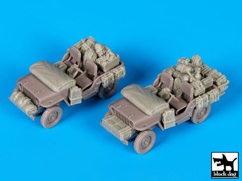 ブラックドッグ T72082 1/72 アメリカ軍 ジープ アクセサリーセット ( ドラゴン用)