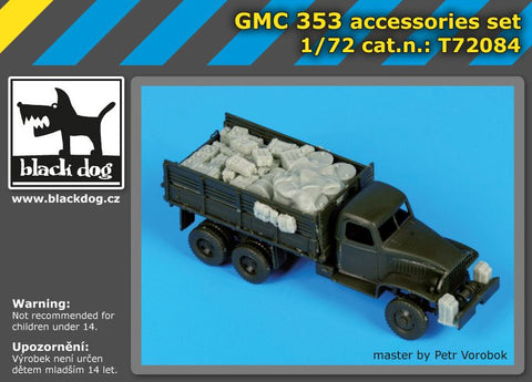 ブラックドッグ T72084 1/72 GMC 353 アクセサリーセット ( アカデミー用)