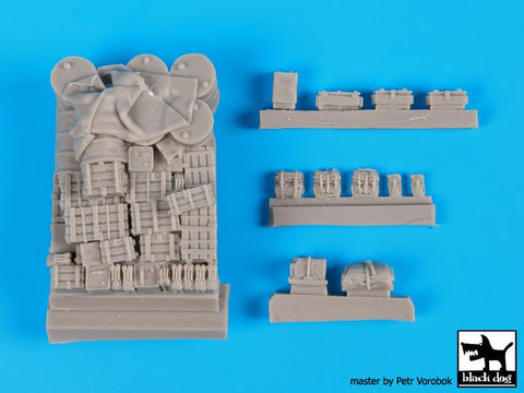 ブラックドッグ T72089 1/72 T 968 カーゴトラック アクセサリーセット ( IBG Models用)