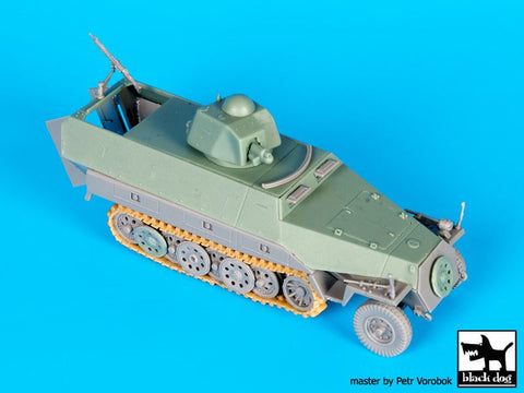 ブラックドッグ T72093 1/72 Sd.Kfz.251 D型 & オチキス ターレット コンバージョンセット ( ドラゴン用)