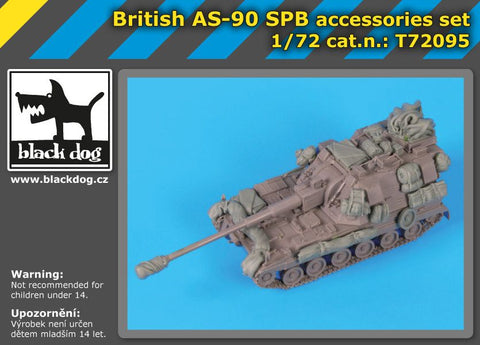 ブラックドッグ T72095 1/72 イギリス軍 AS -90 SPB アクセサリーセット ( トランぺッター用)