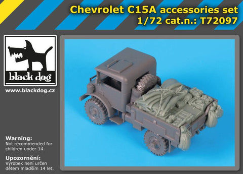 ブラックドッグ T72097 1/72 シボレー C15 アクセサリーセット ( IBG Models用)